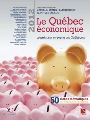 cover image of Le Québec économique 2012
